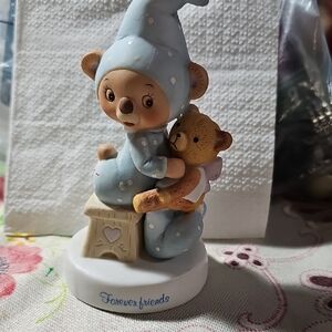 Charming Blue Bear Figurine - Forever Friends